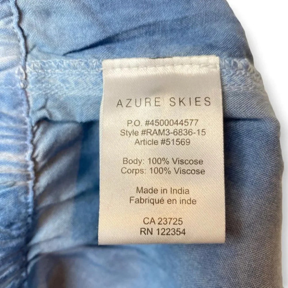 Aritzia Azure Skies Los Feliz Jogger Blue Grey Size Small Track Pants Drawstring - Picture 10 of 10